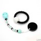 Pack Regalo Chupetero Mordedor Personalizado Rock Baby Mint + Mordedor Biscuit + + Sonajero Mordedor