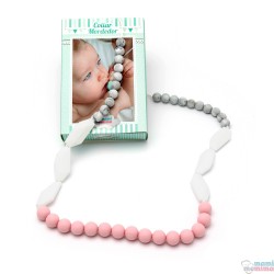 Collar de Lactancia Mordedor Silicona Sweet Pink