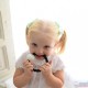 Pack Regalo Chupetero Mordedor Personalizado Rock Baby Mint + Mordedor Biscuit + + Sonajero Mordedor