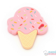 Mordedor Silicona Ice Cream Pink