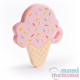 Mordedor Silicona Ice Cream Pink