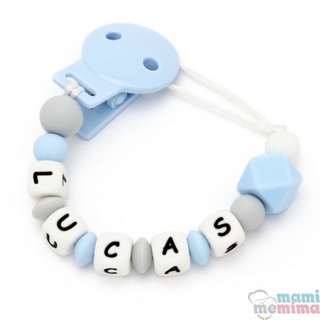 Subject Pacifiers Teething ring Custom Silicone Sweet Blue