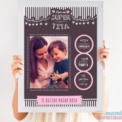 Cuadro Súper Tita Personalizado