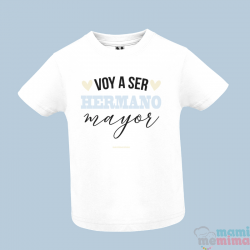 Camiseta Infantil "Voy A Ser Hermana Mayor"