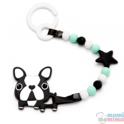 Pack Juguete Mordedor Para Carrito Rebel Baby Con Mordedor Frenchie Bulldog