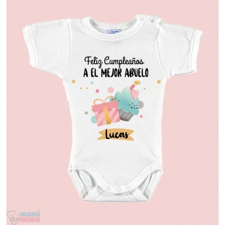 Body Bebé "¡Feliz Cumpleaños Abuelos!"