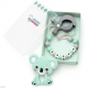 Pack Juguete Mordedor Para Carrito Personalizado Koala Mint