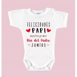Body Bebé Día del Padre "FELICIDADES PAPI"
