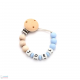 Chupetero Mordedor Personalizado Silicon Ecologic Blue