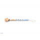 Chupetero Mordedor Personalizado Silicon Ecologic Blue