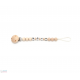 Chupetero Mordedor Personalizado Silicon Ecologic Beige