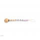 Chupetero Mordedor Personalizado Silicon Ecologic Lilac
