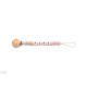 Chupetero Mordedor Personalizado Silicon Ecologic Pink