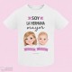 Camiseta Infantil Personalizada con Nombres "Hermana Mayor y Herman@ pequeñ@"