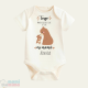 Body Bebé Personalizado con Nombre Osito de mami"Tengo Mucha Suerte de que Tú Seas mi Mami"