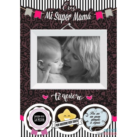 Lámina Súper Mamá Horizontal