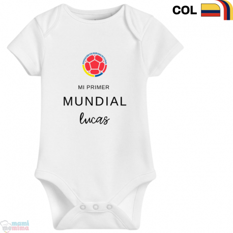Body Bebé Mi Primer Mundial " COLOMBIA "