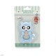 Mordedor Silicona Baby Mapache Azul