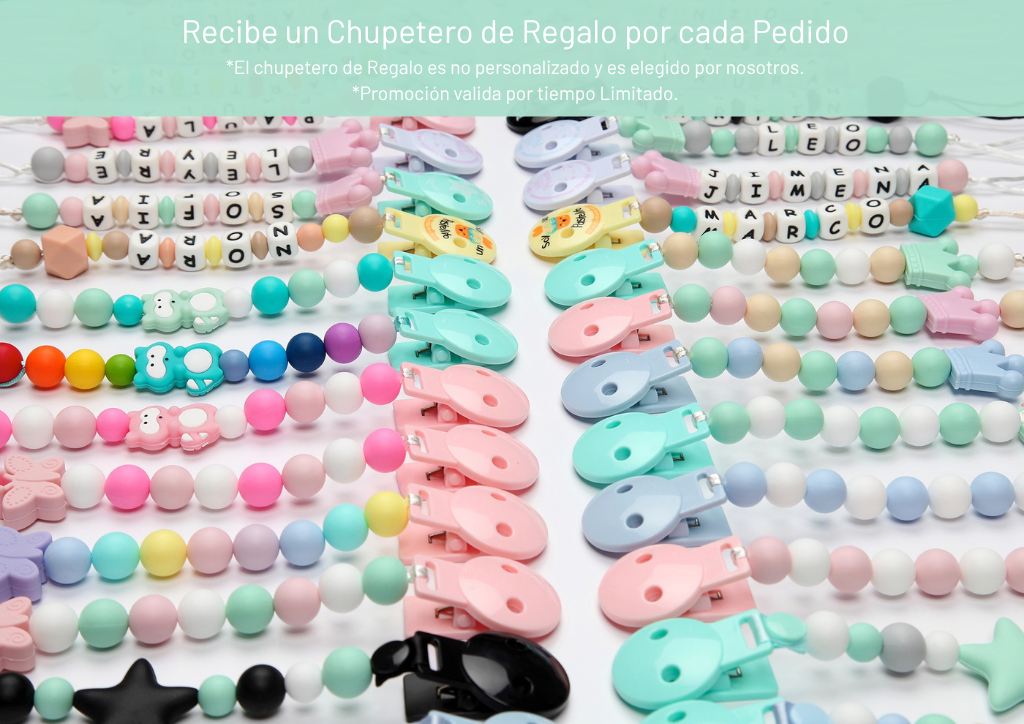 POR CADA PEDIDO UN CHUPETERO GRATIS