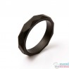 Bracelet Anneau De Dentition En Silicone Noir