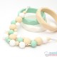 Collar/Mordedor Silicona Joya Mint