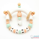 Sonajero Personalizado Pink&Mint