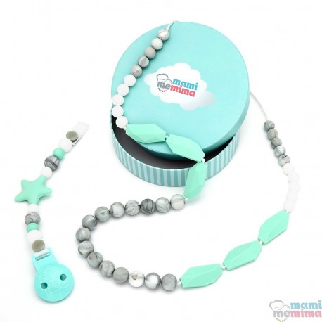 Conjunto Collar Mordedor Sweet Pink & Chupetero Mordedor.