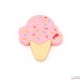 Pack Regalo Sujeta Chupetes Mordedor de Silicona Sweet Star Pink + Mordedor Ice Cream Pink