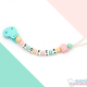 Chupetero Silicona pink&mint