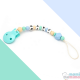 Chupetero Silicona blue&mint