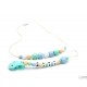 Conjunto Collar Mordedor y chupetero personalizado