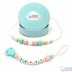 Conjunto Collar Mordedor y chupetero personalizado