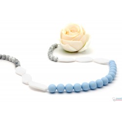 Collar de Lactancia Mordedor Silicona Sweet Blue