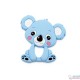 Pack Regalo Mordedor Biscuit + Sujeta Chupetes Mordedor Personalizado de Silicona Rock Baby Mint