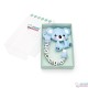 Pack Regalo Mordedor Biscuit + Sujeta Chupetes Mordedor Personalizado de Silicona Rock Baby Mint