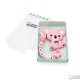 Pack Regalo Mordedor Biscuit + Sujeta Chupetes Mordedor Personalizado de Silicona Rock Baby Mint