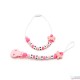 Sujeta Chupetes Mordedor Personalizado de Silicona Sweet Pink