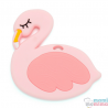 Les Anneaux De Dentition En Silicone De Flamant Rose