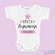 Body Bebé Personalizado "Soy la princesa de la casa"