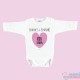 Body Bebé Personalizado "Soy la princesa de la casa"