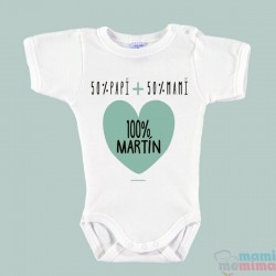 Tétine de bébé 50% papa 50% maman 100% parfaite