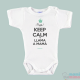 Corps de Bébé "je suis un peu de vous" à la Menthe
