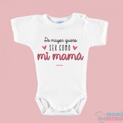 Corps de Bébé " je suis la version améliorée de la maman."