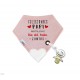 Bandana anneau de Dentition 3 en 1 Rose