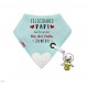 Bandana anneau de Dentition 3 en 1 Rose