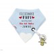Bandana anneau de Dentition 3 en 1 Rose