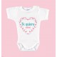 Body Bébé Personnalisé avec le Nom, "je Suis le prince de la maison"
