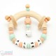 Sonajero Personalizado Pink&Mint