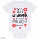 Body Bebé Personalizado "Soy la princesa de la casa"