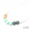Collier d'Allaitement anneau de Dentition en Silicone Adara